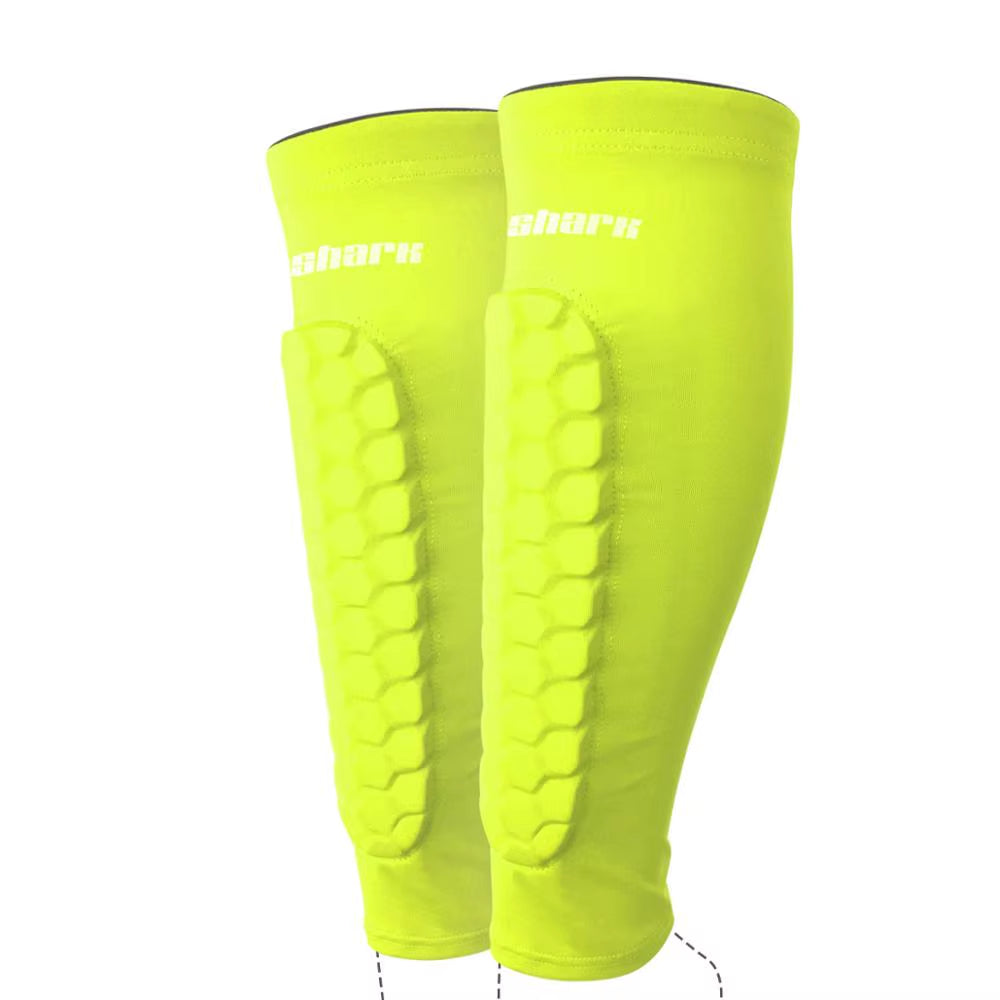 (XS-XL)1 Pair Adult Kids Soccer Shin Guard Children Crashproof Football Calf Protector Leg Sleeves Teens Training Leg Protection